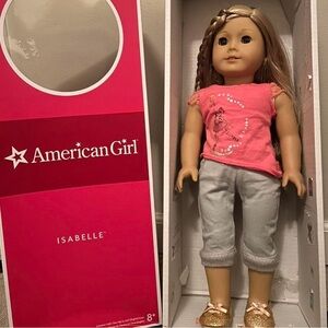 American Girl Isabelle Doll with Pink Top, Girl Of The Year